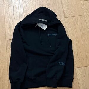 Essential inspired unisex Black Hoodie